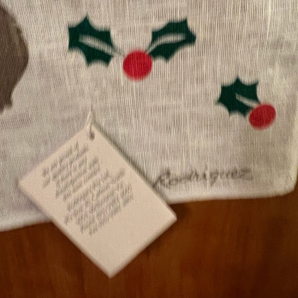 Rodriquez Pure Linen Tea Towel Hand Australia Vintage Koala Bear Holiday Holly - Picture 6 of 10